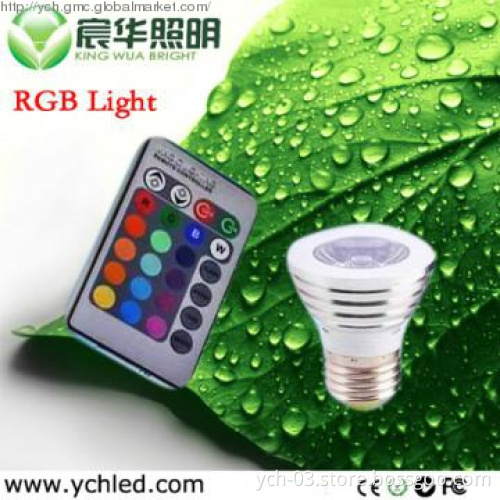 LED Spotlight Bulb energy saving RGB and hot sale 3 Years of warrantie